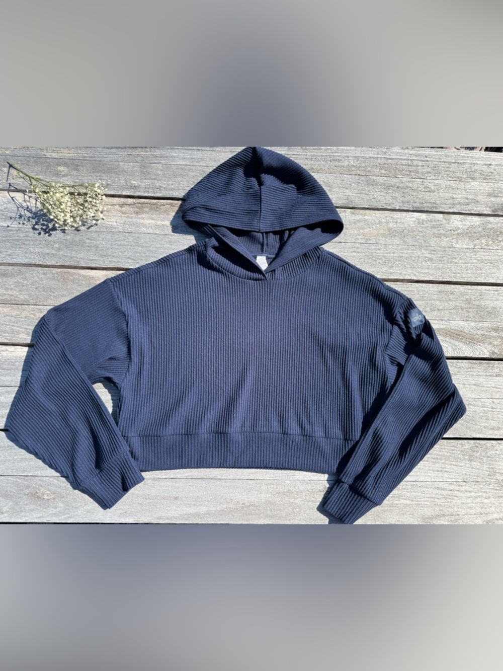 Alo Yoga Muse Hoodie‎ Navy Women's Small (S) Pre-Owned 💙✨